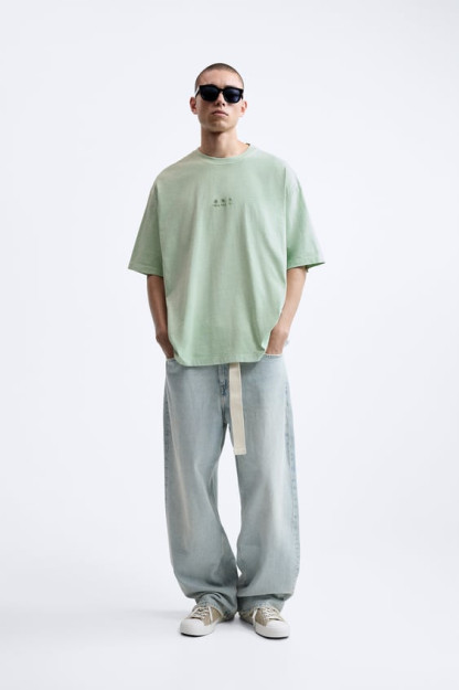 ФУТБОЛКА С ВЫШИТЫМ СЛОГАНОМ XL (US XL)