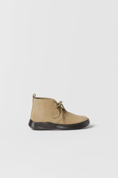 БОТИЛЬОНЫ KIDS/ CLARKS® x ИЗ КОЖИ ZARA 32 (20,3 cm)