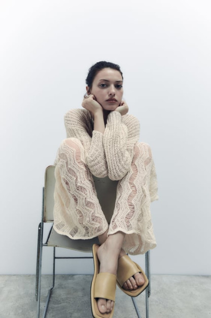 MINIMAL TEKIS CHARM SLAYDERLAR SANDALLARI 37