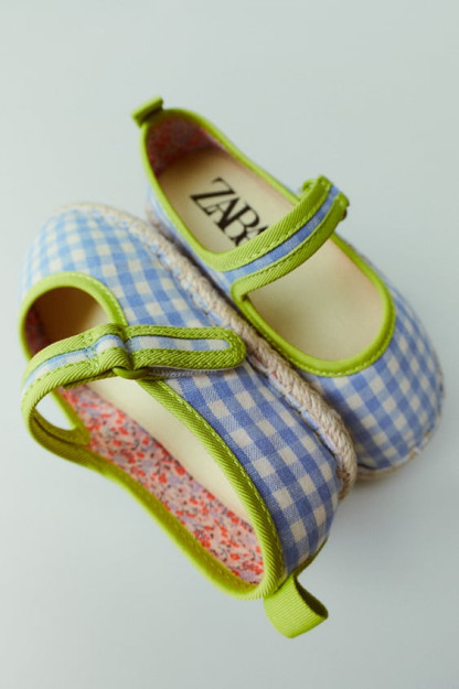 Gingham bolalar / paxta balerinalari 25 (15,6 sm)