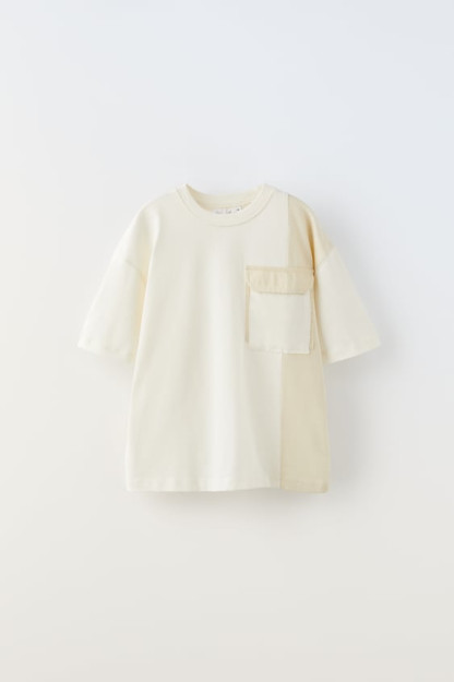 ФУТБОЛКА С ЦВЕТНЫМИ ВСТАВКАМИ И КАРМАНОМ 11-12 years (152 cm)