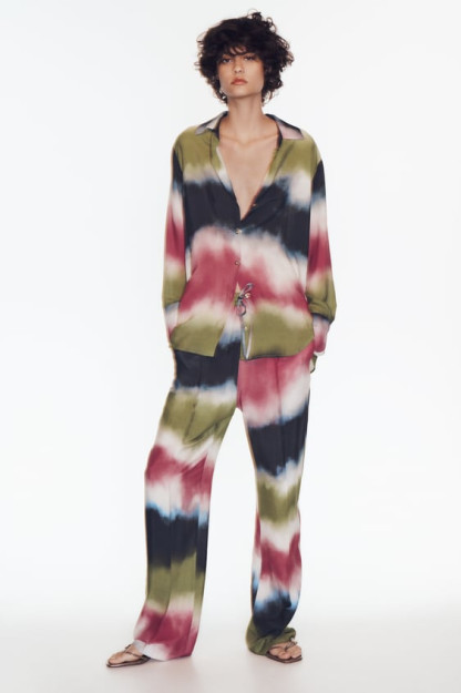 БРЮКИ С ПРИНТОМ TIE-DYE XL