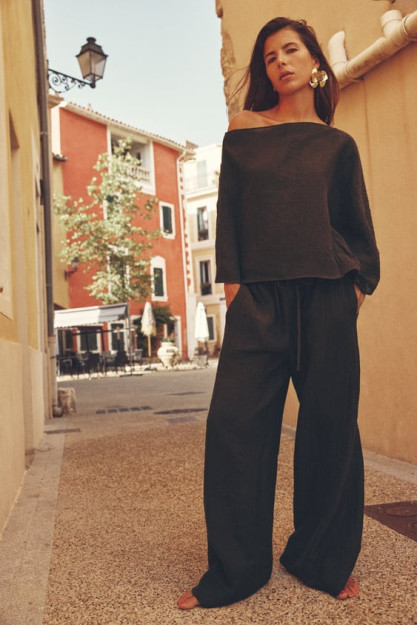 LINEN BLEND XL PALAZZO SHIMLARI