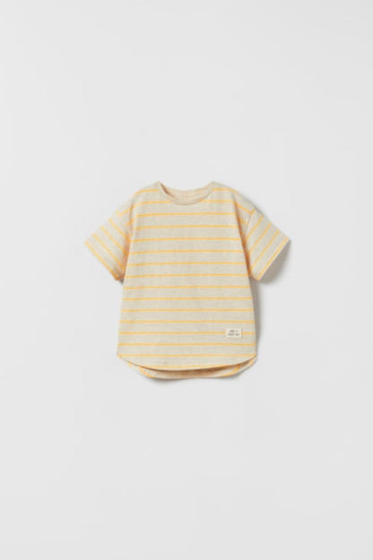 ФУТБОЛКА В НЕОНОВУЮ ПОЛОСКУ 12-18 months (86 cm)