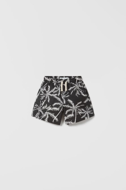 10 yillik palma bosma Bermuda shortilari (140 sm)