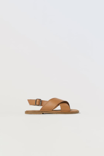 КОЖАНЫЕ САНДАЛИИ КРЕСТ-НАКРЕСТ 30 (18,9 cm)
