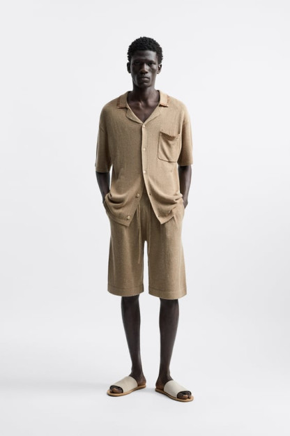 LINEN - VISCOSE XL TRIKOTAJ KO'YLAK (US XL)