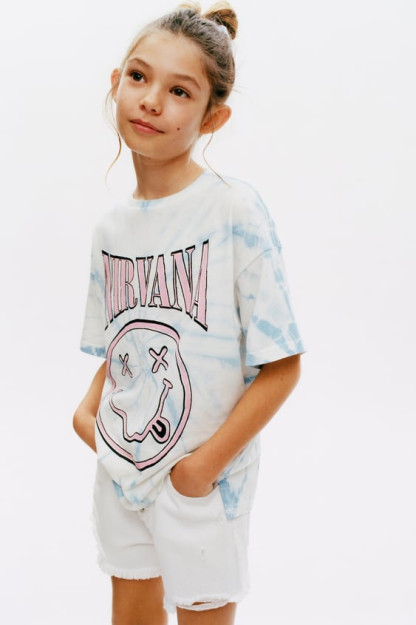 Nirvana ® 8-9 yillik futbolka (130 sm)