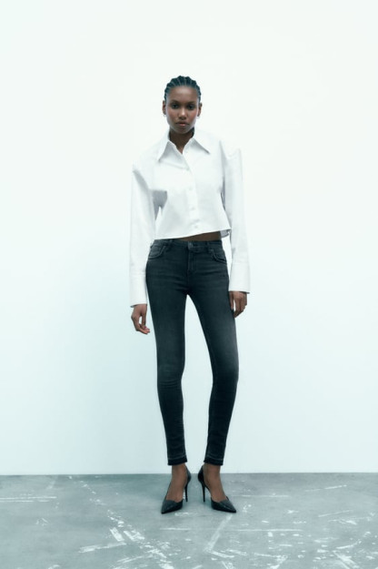 ZW SKINNY MID-RISE 42 JINSI SHIMLAR