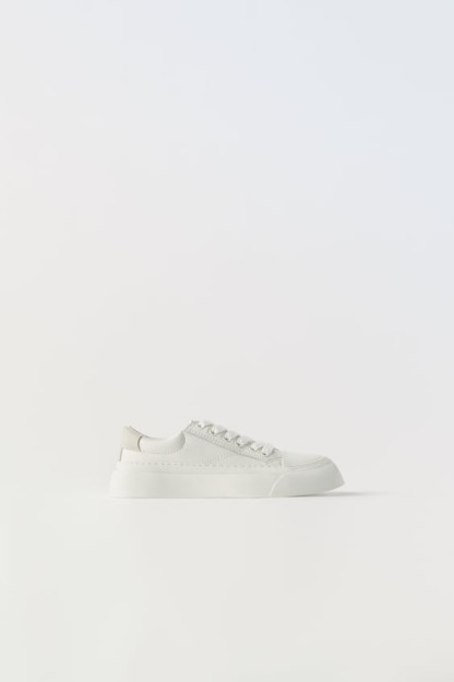 КОЖАНЫЕ КРОССОВКИ 34 (21,6 cm)