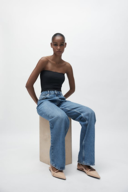 36-SONLI CHARMDAN YASALGAN SLING-BACK BALET KVARTIRALARI