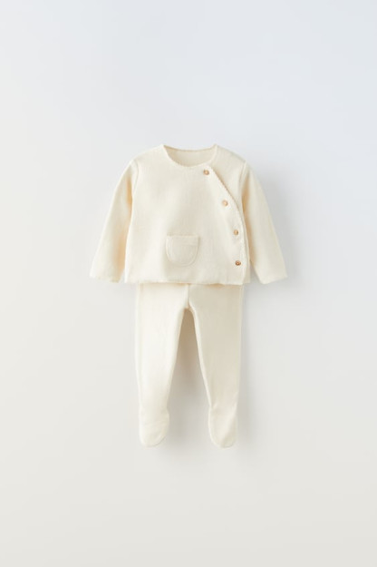 МАХРОВЫЙ ВЯЗАНЫЙ КОМПЛЕКТ 3-6 months (68 cm)