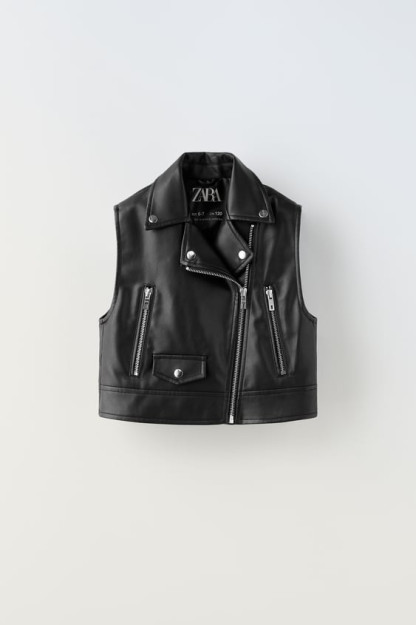 11-12 yil (152 sm)biker effektli charm yelek