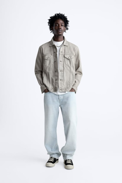 RANGLI DENIM KO'YLAGI M (AQSH M)