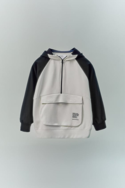 11-12 yoshli sport kontrastli hoodie (152 sm)