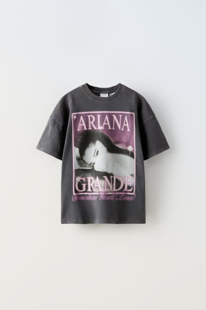 Ariana grande ZARA futbolka 9-10yosh (140 sm)