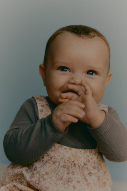 КОМБИНЕЗОН С ЦВЕТОЧНЫМ ПРИНТОМ 6-9 months (74 cm)