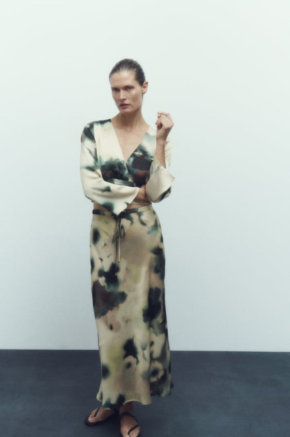 TIE-DYE PRINT S MIDI YUBKASINI SOTIB OLING