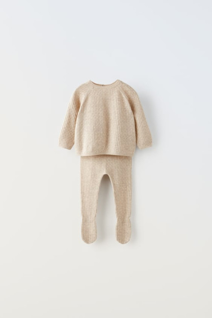 1-3 oylik merinos teksturali CO ORD (62 sm)