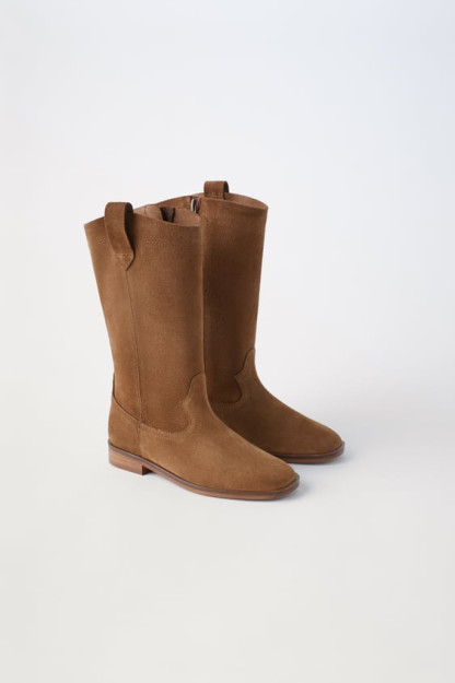 ZARA zamsh etiklar 39 (24,9 sm)
