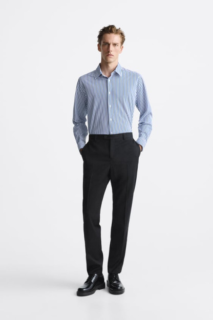 ЭЛАСТИЧНАЯ ФУТБОЛКА С ПРИНТОМ В ПОЛОСКУ M (US M)