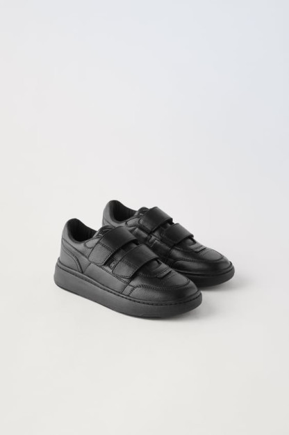 Кожаные кроссовки в стиле ретро ZARA 37 (23,6 cm)