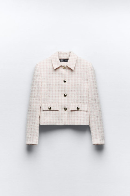 KATAKLI TEKSTURALI BLAZER L