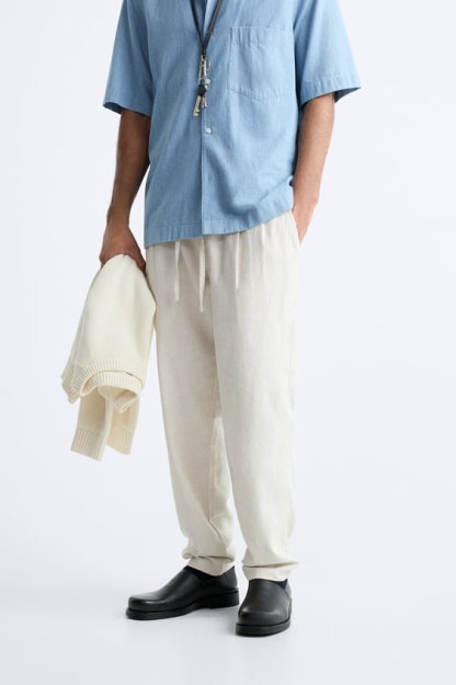 БРЮКИ LINEN/ХЛОПОК XL