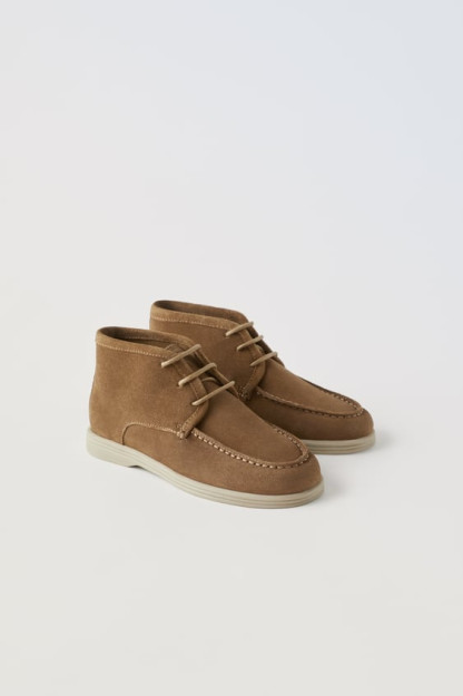 Замшевые ботинки ZARA 30 (18,9 cm)