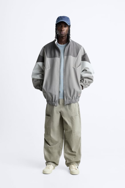 ТЕКСТУРИРОВАННАЯ ТКАНАЯ ТЕХНИЧЕСКАЯ КУРТКА L-XL (US L-XL)
