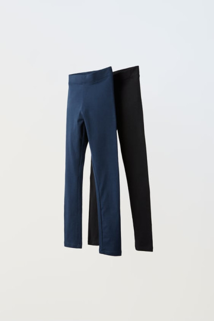 Ikki paket 11-12 yoshli oddiy leggings (152 sm)