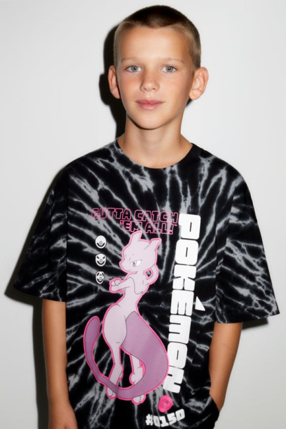 TIE-DYE MEWTWO POKÉMON ™ © ФУТБОЛКА NINTENDO 9-10 years (140 cm)