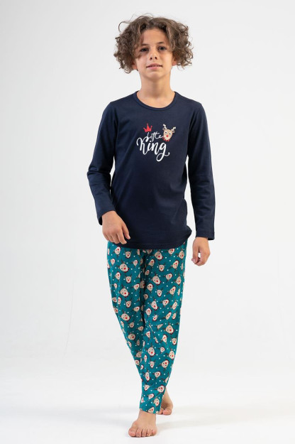 Kids' Boy King Christmas Pyjama Set 5/6