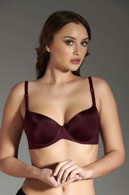 Woman Tawe Bra 95 bordeaux