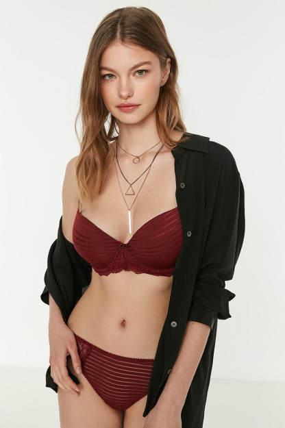 Woman Likey Bra 95 bordeaux