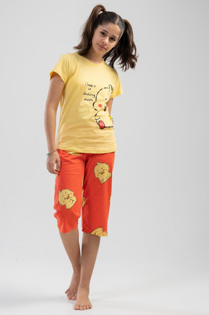Kids' Girl Ducky Capri Set 11/12