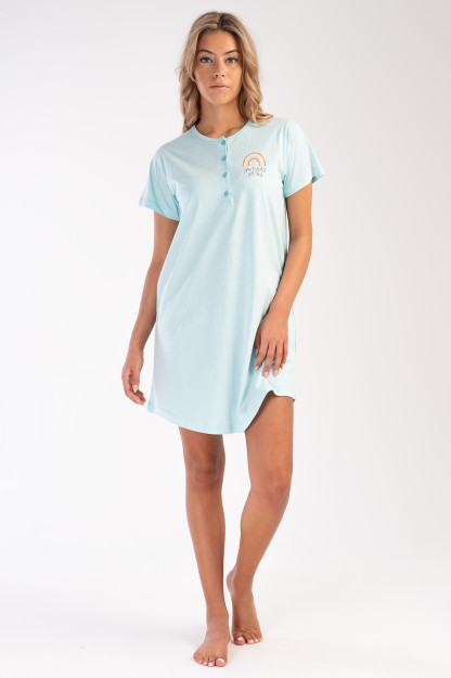 Woman Blue Glass Tunic S