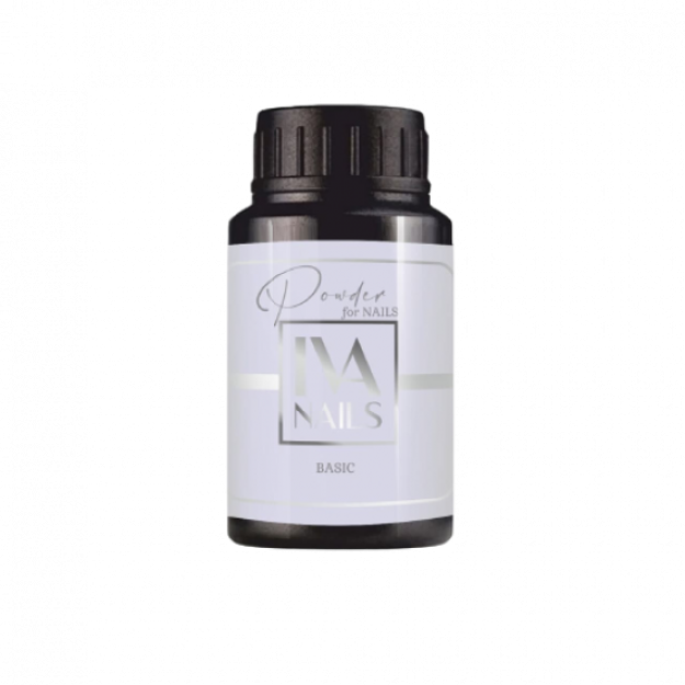 Powder for nails BASIC 30ml (Идеальная каучуковая база) IVNPFN-B-30