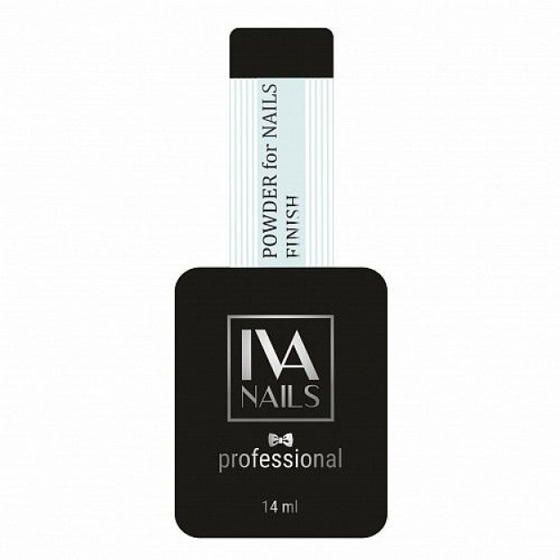 Powder for nails FINISH 14ml (mukammal kauchuk top)   IVNPFN-F