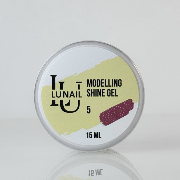 Lunail "modelling shine gel" modellashtirish jeli 5 (15 ml) 15ml 01-005-00103