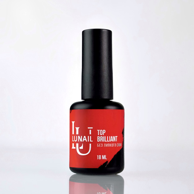 Yopishqoq qatlamsiz brilliant Lunail top (18 ml) 10ml 01-002-00002