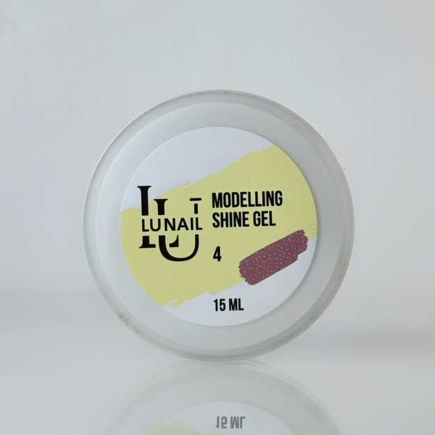 Lunail "modelling shine gel" modellashtirish jeli 4 (15 ml) 15ml 01-005-00102