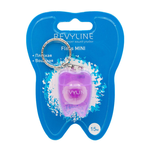Зубная нить вощеная Revyline floss mini, 15 m
 Zubnaya nitka Revyline Floss mini Ploskaya voshenaya , 15 m Зубная нить вощеная Revyline floss mini, 15 m
 Zubnaya nitka Revyline Floss mini P
