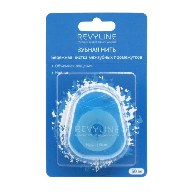 Зубная нить вощеная Revyline нейлон, мятная, 50 м Zubnaya nitka Revyline Ob'emnaya voshenaya , 50 m Зубная нить вощеная Revyline нейлон, мятная, 50 м Zubnaya nitka Revyline Ob'emnaya vosh