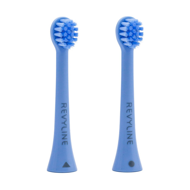 Og'irligi-14g. uzunligi - 5 sm. Насадки для электрической зубной щетки Revyline RL020,голубая(2шт).