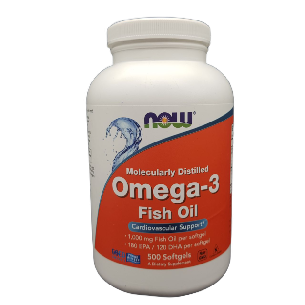 Omega-3 Now 1000mg 500 kapsula   UNVIT59