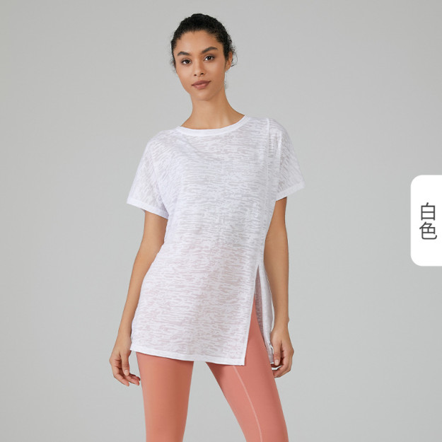 Футболка длинная с завязкой сбоку FWFUT3 L/XL