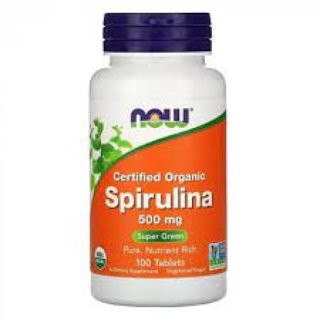 Organic Spirulina 500 mg 100 tab UNVIT68 100 tab