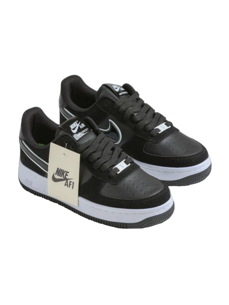 Erkaklar Krossovkasi Nike Air Force AF1 Black ART 8059 41