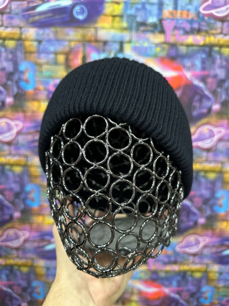 Шапка бини, зимняя, теплая, мужская Shpkasharf25